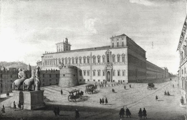 Hendrik Frans van Lint,Place du Quirinale ( ?, avant 1763, date indéterminée)
